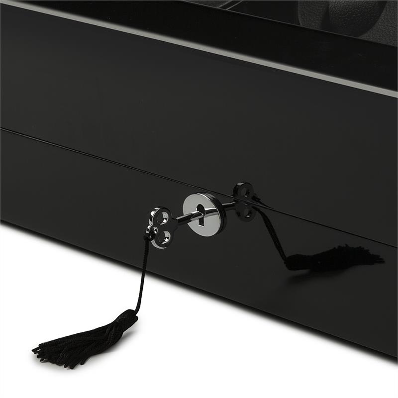 Klarstein Old Marshall, naťahovač na hodinky, pohyblivá vitrína, 13 hodiniek, čierny – Obrázok 3