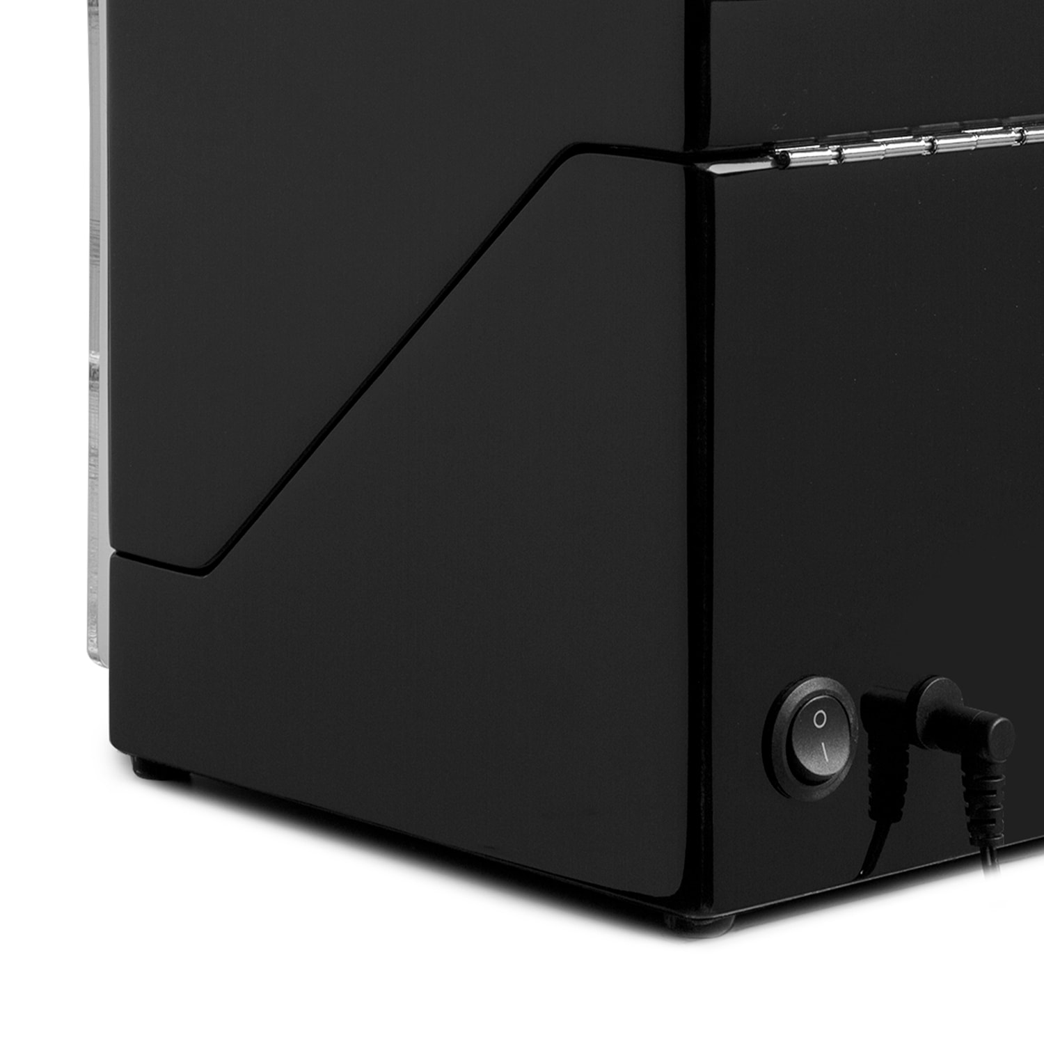 Klarstein CA2PM, naťahovač na hodinky, 4 hodiniek, karbónový vzhľad – Obrázok 4