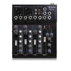 Skytec STL-4 4-kanálový mixážny pult Studio PA Delay-efekt