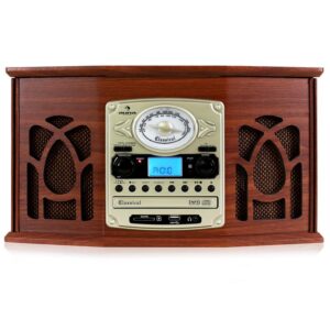 Stereo zariadenie Auna NR-620, stereo, MP3 záznam, hnedé