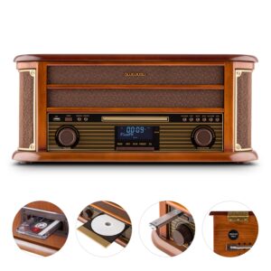 Retro stereo zariadenie Auna Belle Epoque 1908, USB, CD, MP3