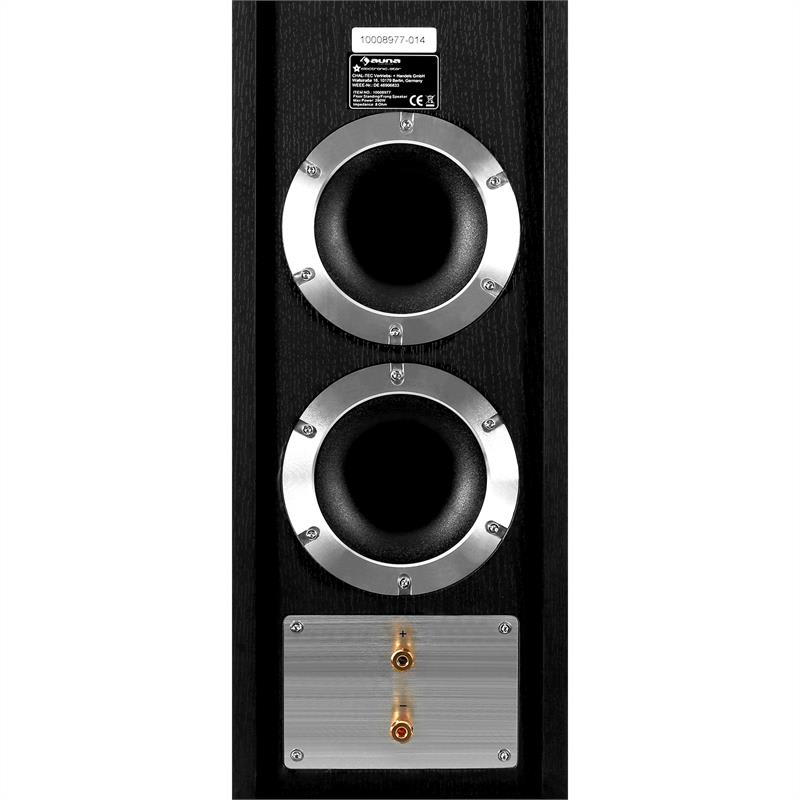 Auna Linie 600BK, 140 RMS, dvojica pasívnych stojacich repr – Obrázok 3