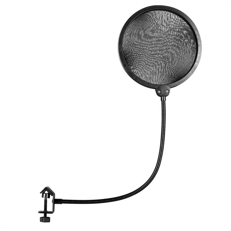 Auna Pro POP-1, pop filter, protiveterná ochrana, čierny – Obrázok 2