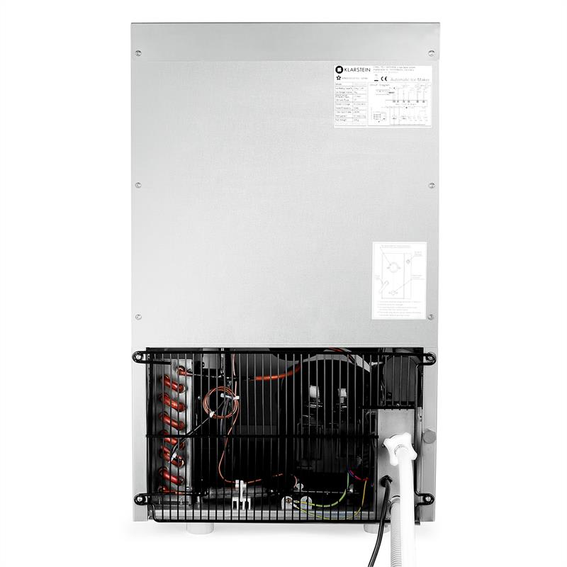 Klarstein Powericer XXL, výrobník ľadu, priemyselné zariadenie na výrobu kociek ľadu, 160 W – Obrázok 3