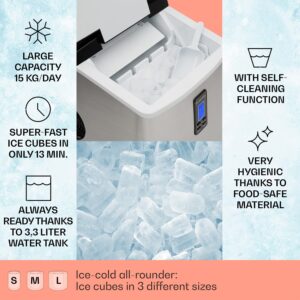 Klarstein Mr. Black-Frost, výrobník ľadu, 150 W, stroj na výrobu ľadu