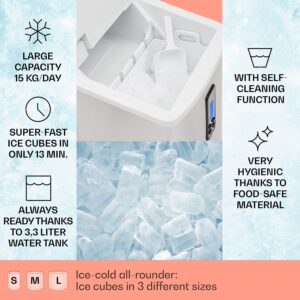 Klarstein Mr. Black-Frost, výrobník ľadu, 150 W, stroj na výrobu ľadu