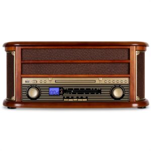 Auna Belle Epoque 1908, retro stereo zariadenie, bluetooth