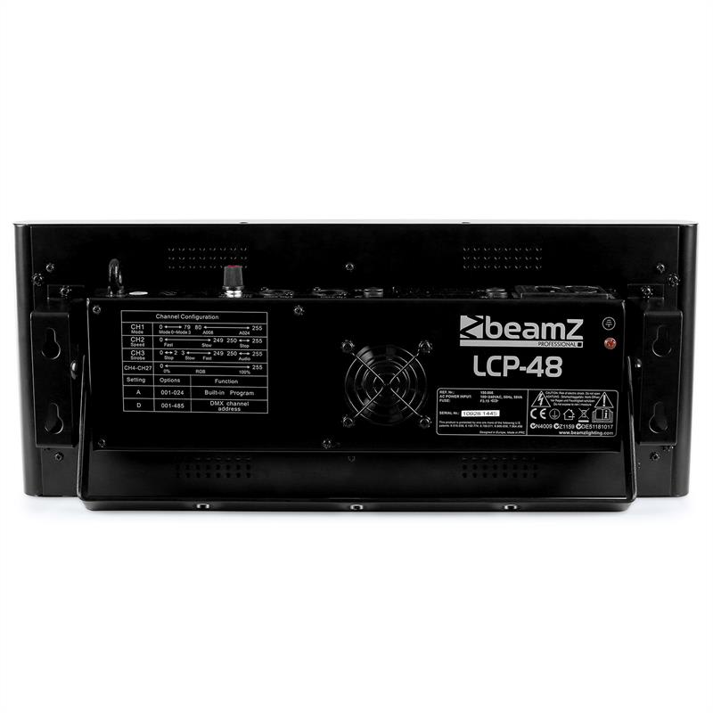 Beamz LCP-48, LED farebný panel, 48 x 1 W RGW, DMX – Obrázok 3