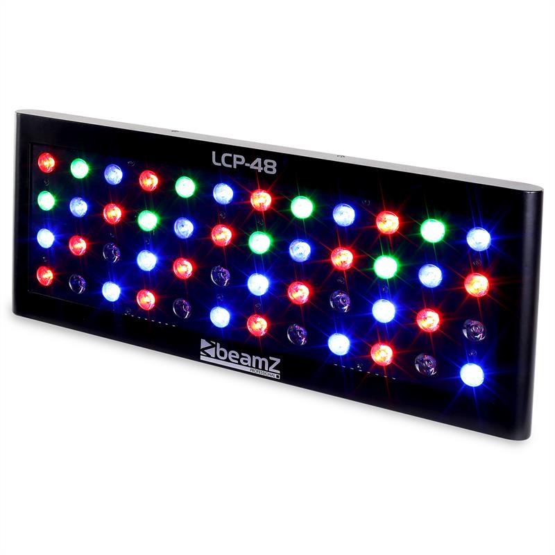 Beamz LCP-48, LED farebný panel, 48 x 1 W RGW, DMX – Obrázok 4