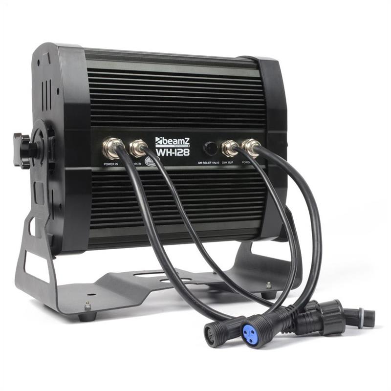 Beamz WH128 Wall Washer, 12 x 8W, čierna, Wall Washer, štvorité LED, IP65, DMX