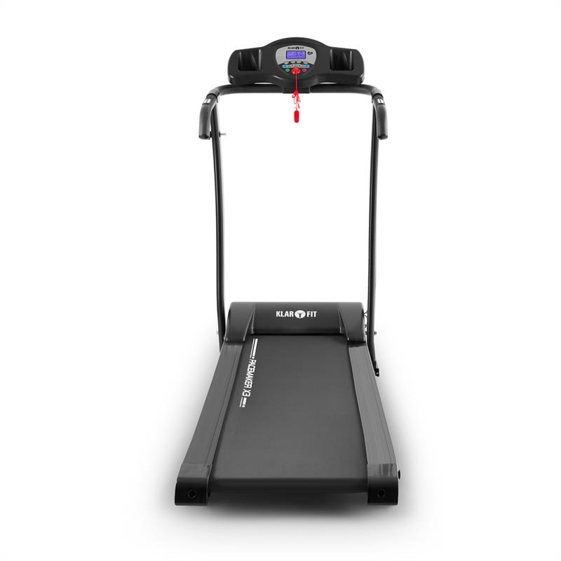 KLARFIT Pacemaker X3, bežecký pás, 1,5 HP, 12 km/h, merač pulzu, 3 uhly stúpania