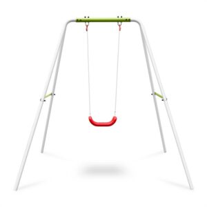 KLARFIT Miri, zelená, detská hojdačka s oceľovou konštrukciou, určená do záhrady