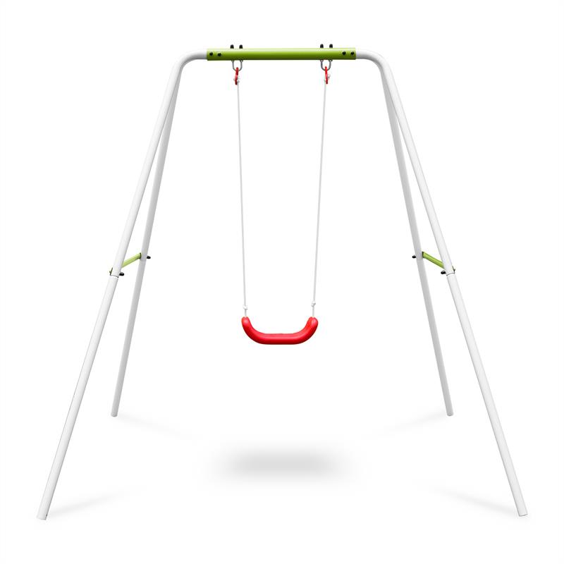 KLARFIT Miri, zelená, detská hojdačka s oceľovou konštrukciou, určená do záhrady