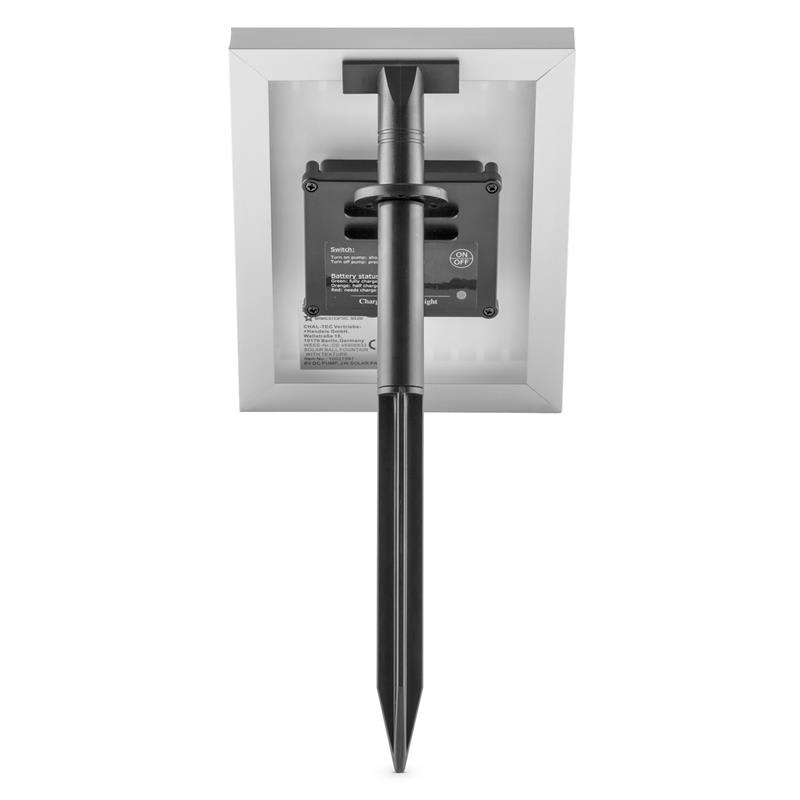 Blumfeldt Schönbrunn, solárna fontána, guľovitá, LED, 20 l/h, čadič – Obrázok 3