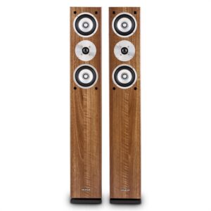 Auna Linie 501 FS WN, 280W, dvojica stojacich vežovitých reproduktorov, pasívne, orech