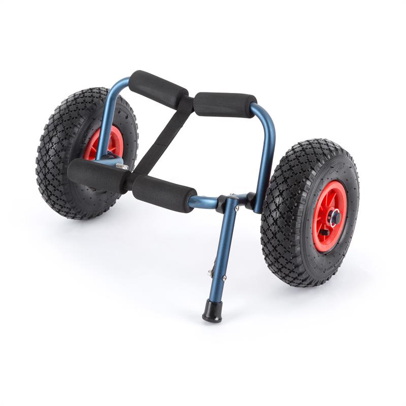 KLARFIT Sea Mule BL, modrý, vozík na kajak, podpera, hliník, eloxovaný, skladací – Obrázok 5