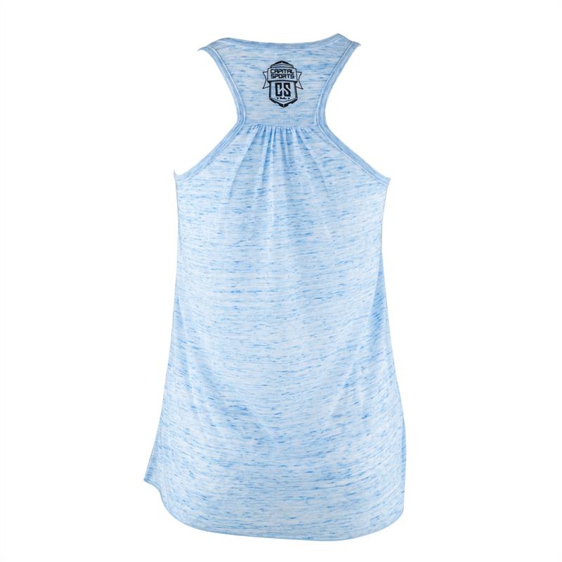 Capital Sports tréningové tielko pre ženy, modré mramorované, veľkosť L – Obrázok 2