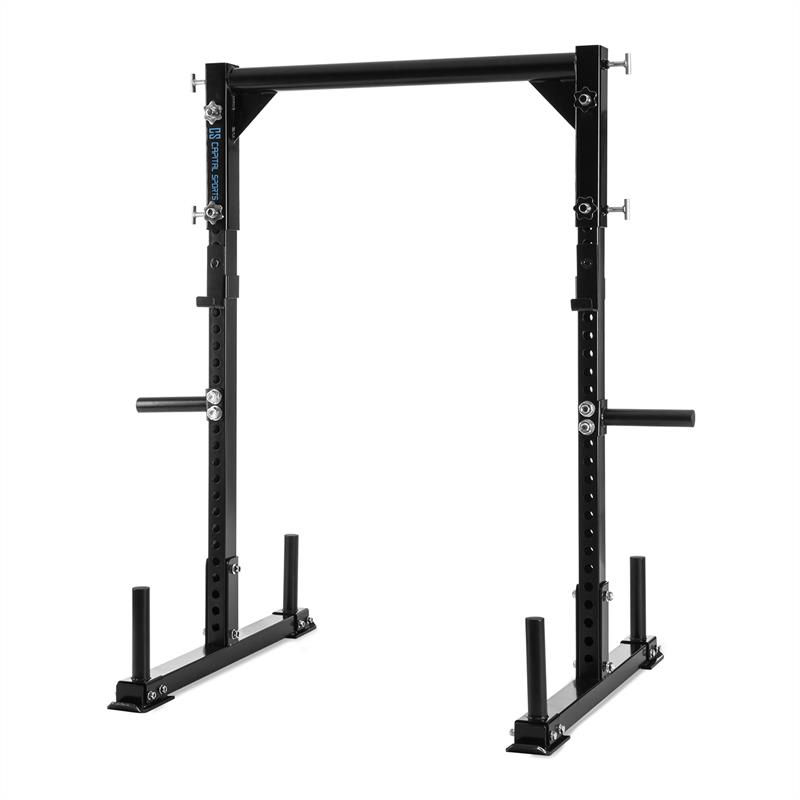 Capital Sports Yoketar Yoke posilňovací stojan, 50 mm tŕne na kotúče, 2 x J-Cup, oceľ, čierna – Obrázok 5