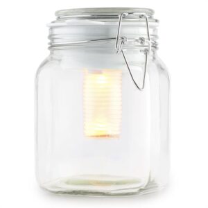 OneConcept Wetterfrosch, LED svetlo, zavárací pohár, solárne, akumulátor, žlté/modré