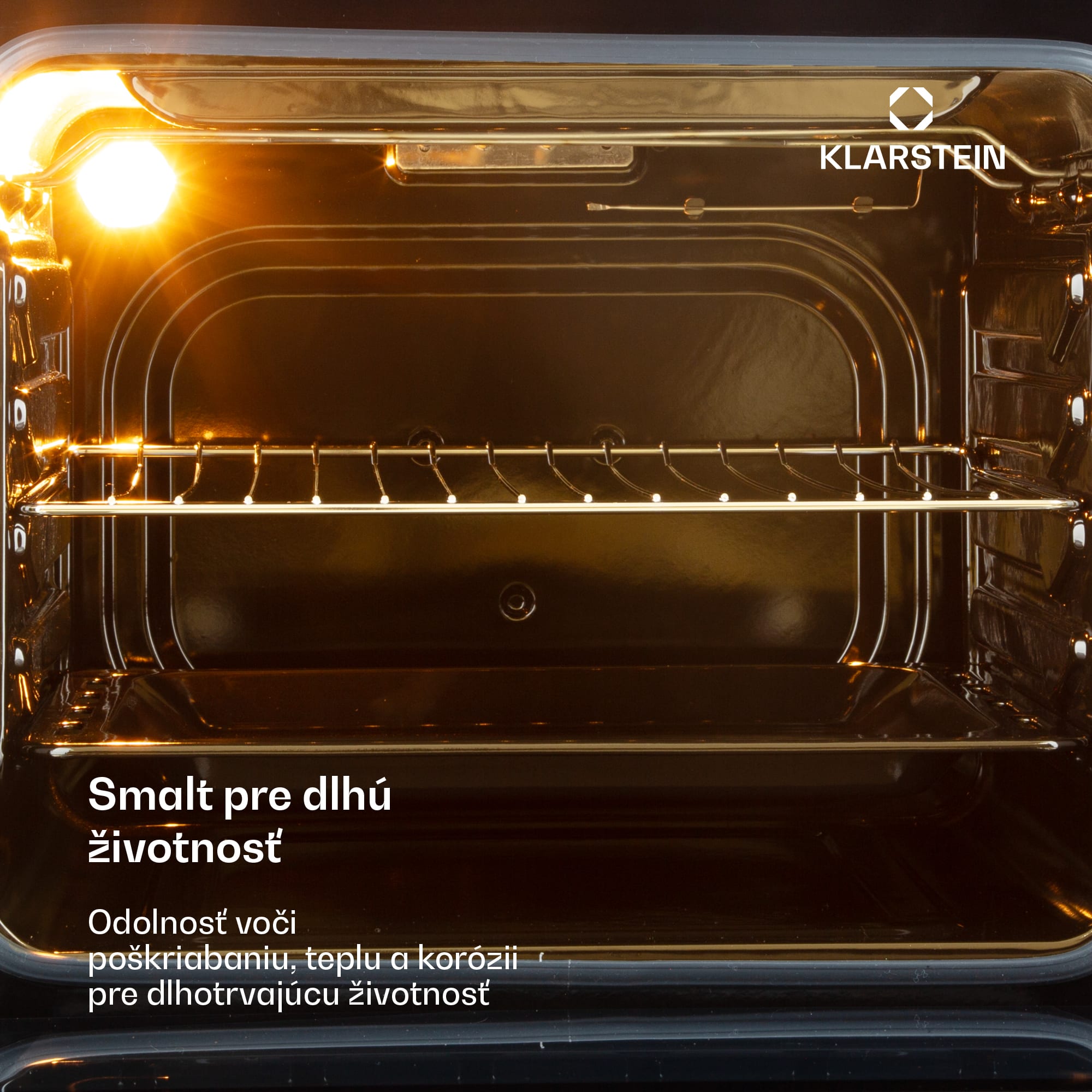 Klarstein Vilhelmine, vstavaná rúra, 55 l, energet. trieda A, čierna – Obrázok 5