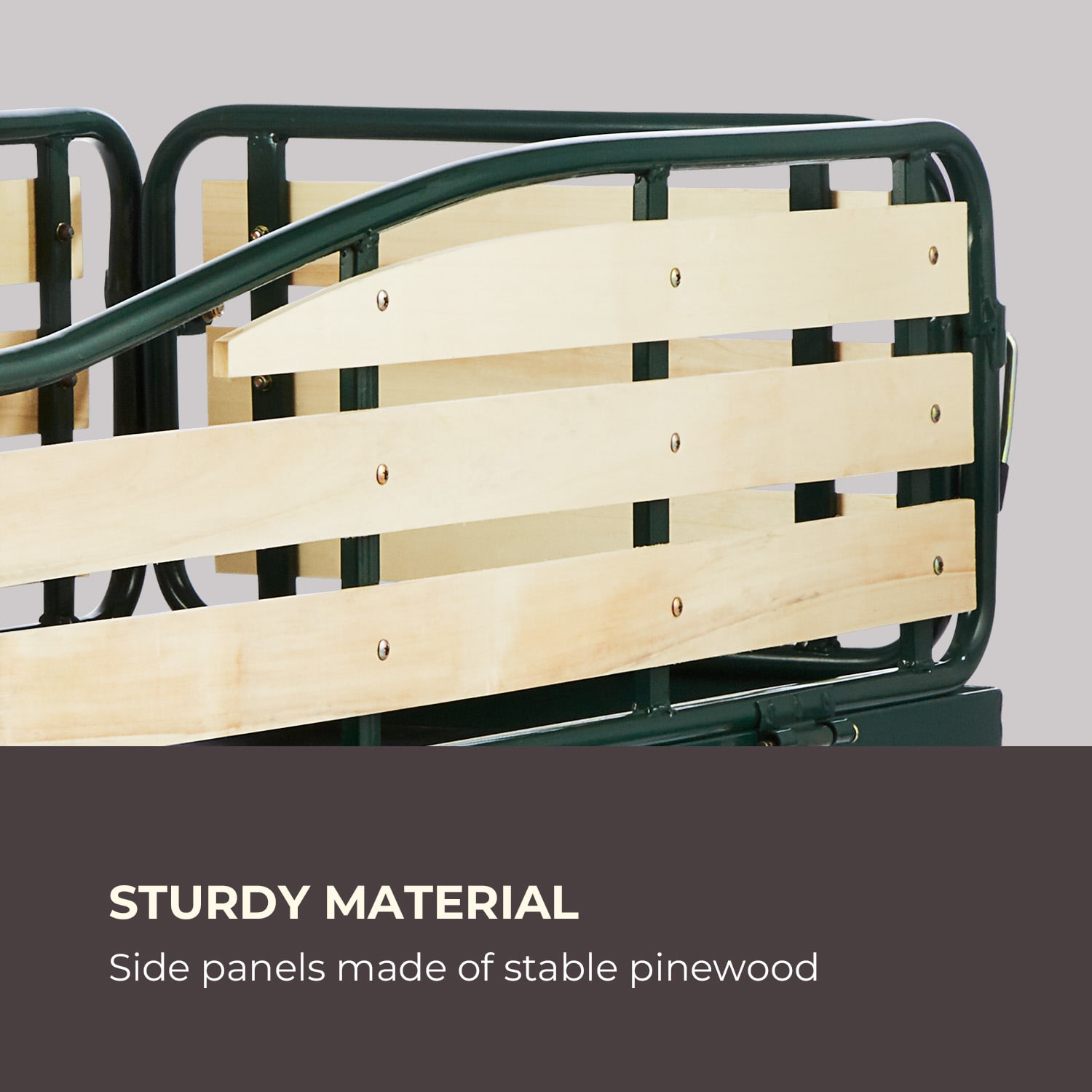 Waldbeck Ventura, ručný vozík, maximálna záťaž 300 kg, oceľ – Obrázok 2