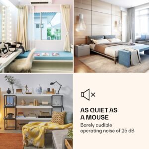 Klarstein Happy Hour, mini chladnička, 33 l, nehlučná, energet. trieda G, čierna s dekoratívnymi dverami