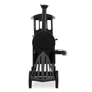 Klarstein Dampflok, gril s udiarňou, 3 mm oceľ, čierny