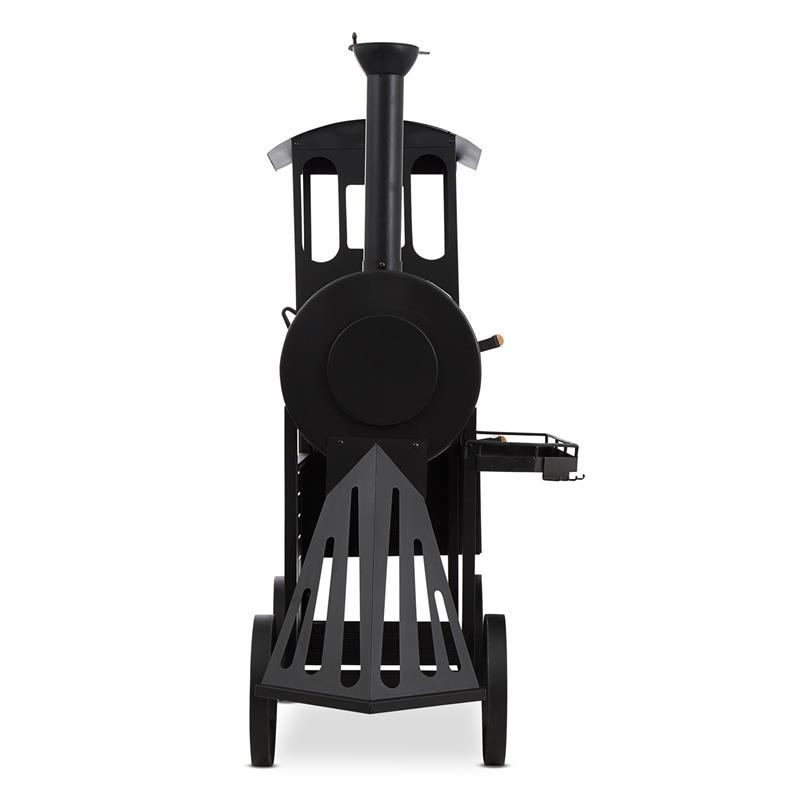 Klarstein Dampflok, gril s udiarňou, 3 mm oceľ, čierny