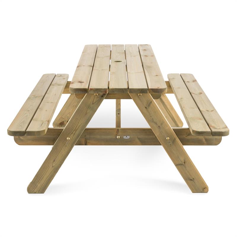 Blumfeldt Picknicker 180, piknikový stôl, záhradný set, 32 mm, borovicové drevo – Obrázok 4