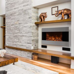 Klarstein Basel, elektrický krb, 2000 W, LED, diaľkové ovládanie