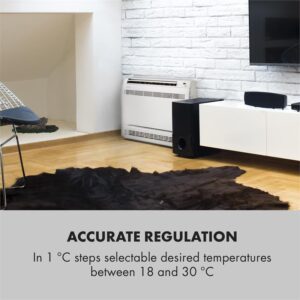 Klarstein Ground Control 12, split klimatizácia, inverter split, 12000 BTU, biela