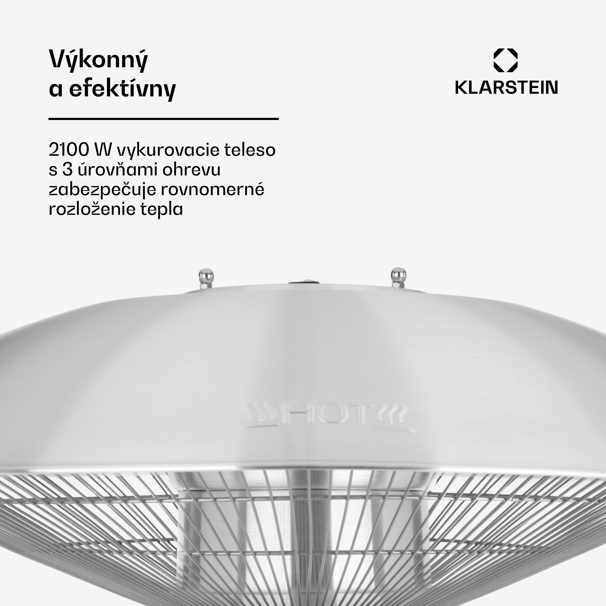 Blumfeldt Heat Guard, infračervený sálavý ohrievač, 2100 W, IP44, výškovo nastaviteľný, IR ComfortHeat – Obrázok 4