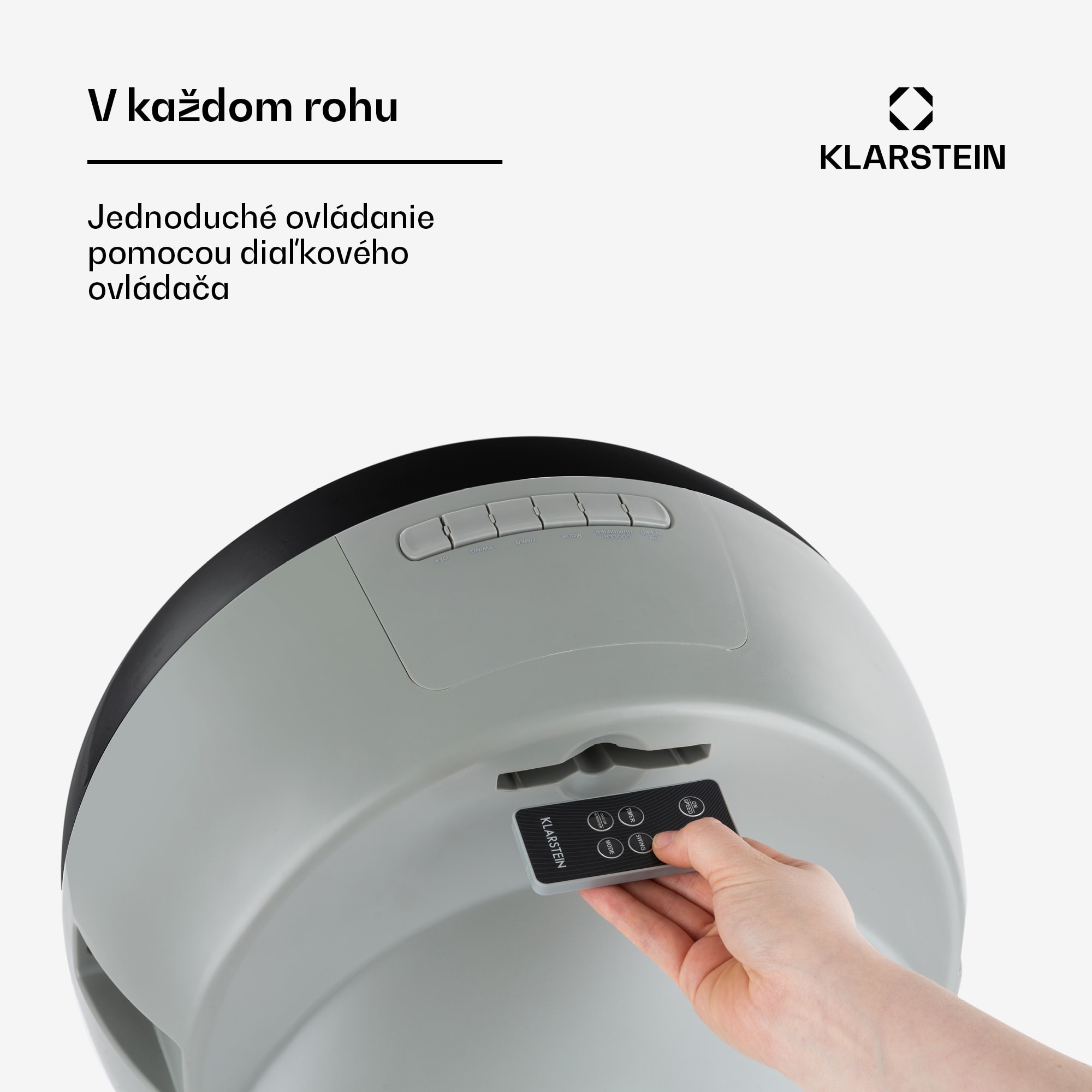 Klarstein Whirlwind, 3 v 1 ochladzovač vzduchu, ventilátor, zvlhčovač vzduchu, 110 W, 5,5 l, čierny – Obrázok 5