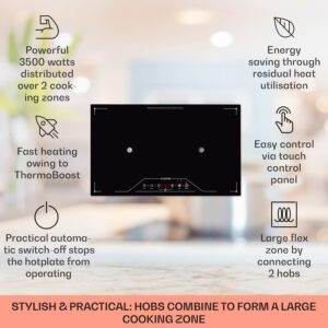 Klarstein Deejay, indukčná varná doska, 3500 W, sklokeramika, dotykové ovládanie, čierna