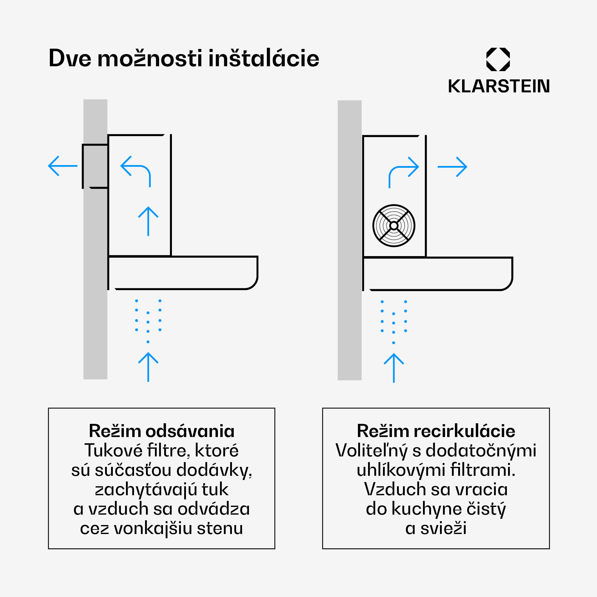 Klarstein Vinea, digestor, 60 cm, vstavaný, 610 m³/h, plochá konštrukcia, strieborný – Obrázok 2