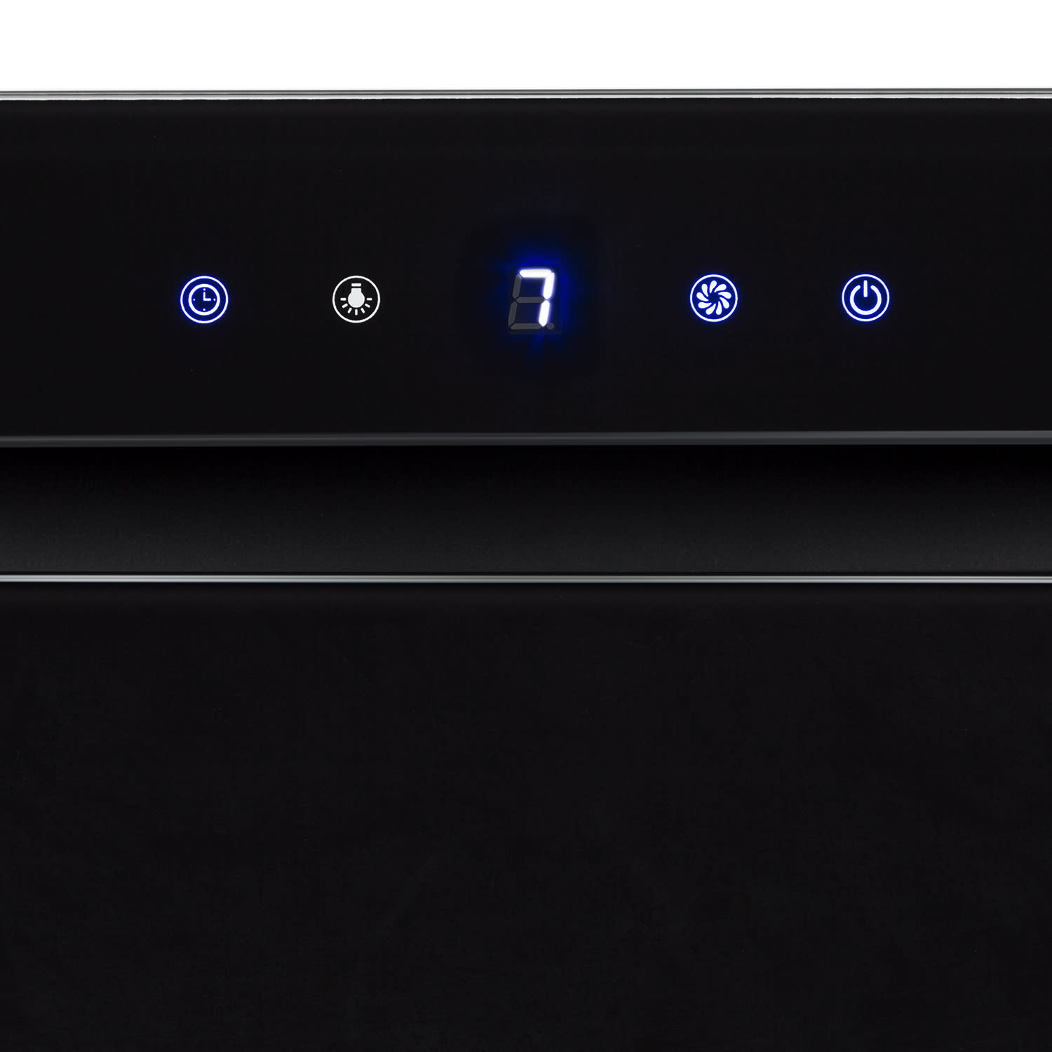 Klarstein Hektor, digestor, 52 cm, vstavaný, 530 m³/h, LED, dotykové ovládanie, sklo, čierny – Obrázok 5