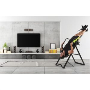 KLARFIT Ease Delux, inverzná lavica, gravitačná posilňovacia lavica, do 136 kg, 1,54-1,98m, béžová