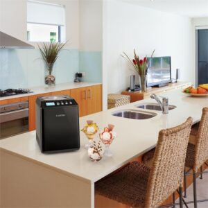 Klarstein Vanilly Sky Family, zmrzlinovač, výrobník zmrzliny a mrazeného jogurtu, 250 W, 2,5 l, čierny
