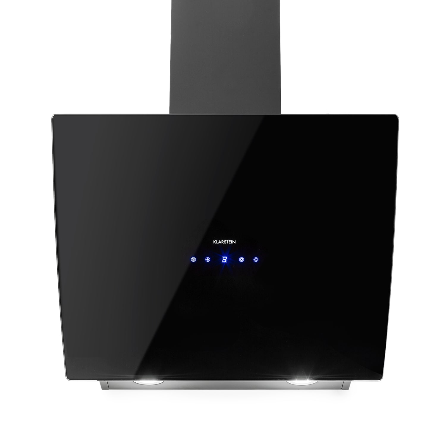 Klarstein Annabelle 60, digestor, 60 cm, nástenný, 595 m³/h, dotykový panel, sklo, čierny – Obrázok 2