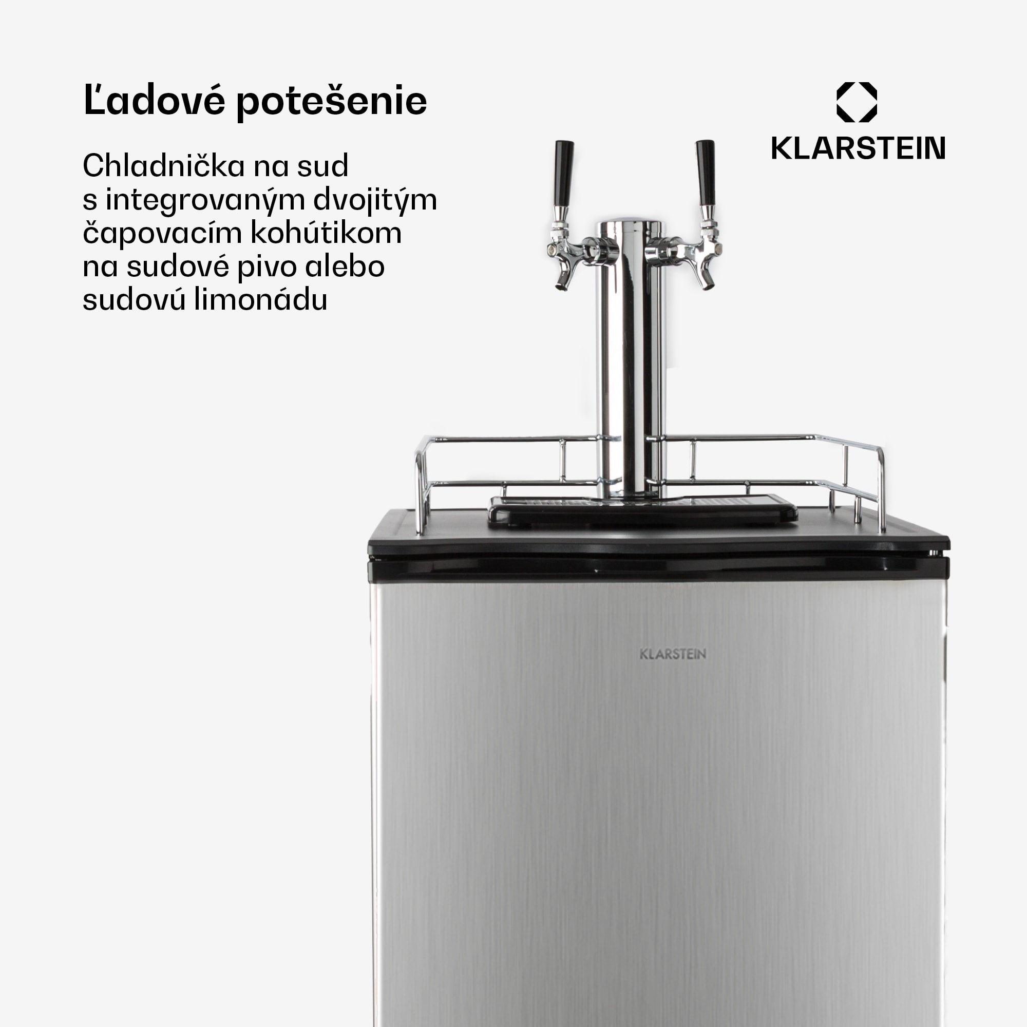 Klarstein Big Spender Double, chladnička na nápojový sud, sudy do 50 l – Obrázok 2