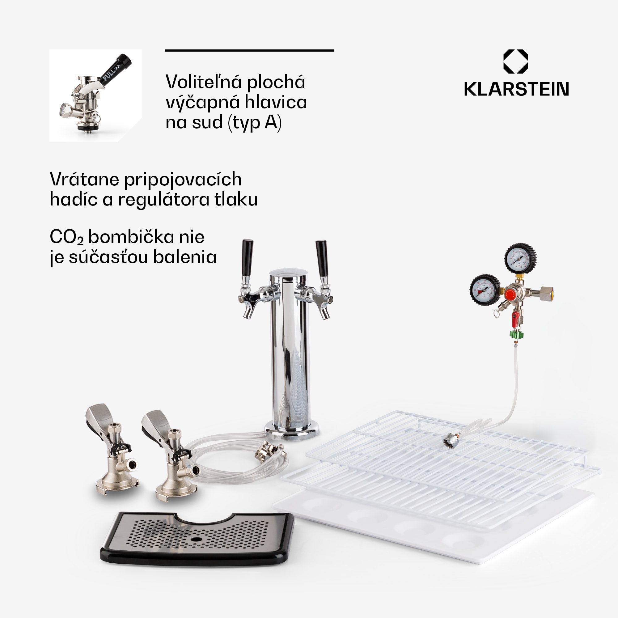 Klarstein Big Spender Double, chladnička na nápojový sud, sudy do 50 l – Obrázok 5