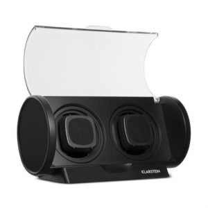 Klarstein Lugano, naťahovač na hodinky, plast, 2 hodiniek, 4 režimy, čierny