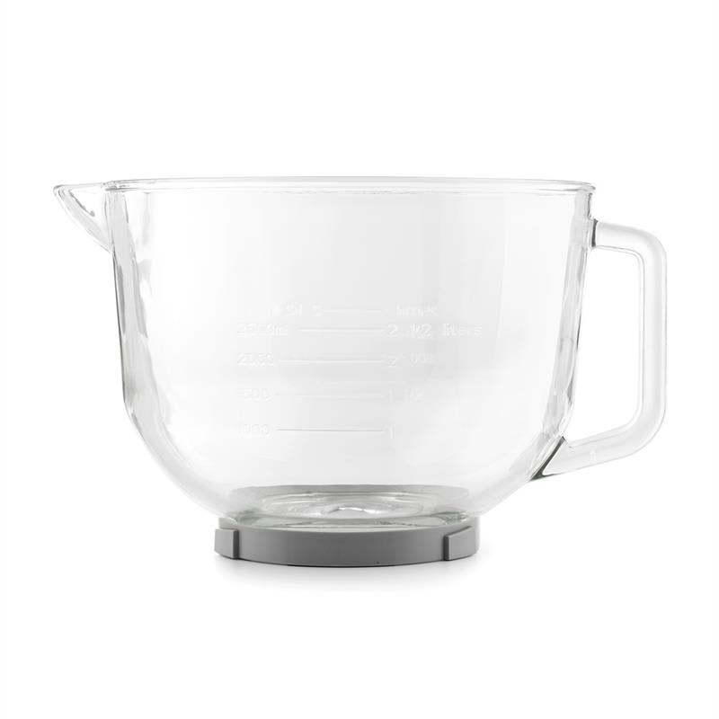 Klarstein Bella Glass Bowl, sklenená miska, príslušenstvo k Bella 2G kuchynským robotom