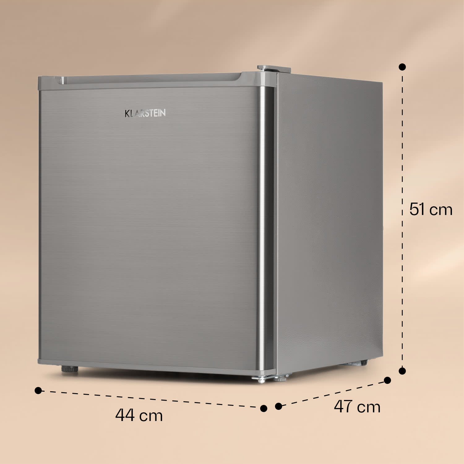 Klarstein Garfield Eco E, mraznička, 33 l, 4 hviezdičky, kompaktná, strieborná – Obrázok 5