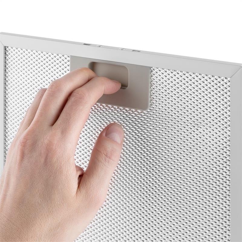 Hliníkový tukový filter, pre digestory Klarstein, 27,1 x 31,8 cm, 2 kusy, náhradný filter, príslušenstvo – Obrázok 4
