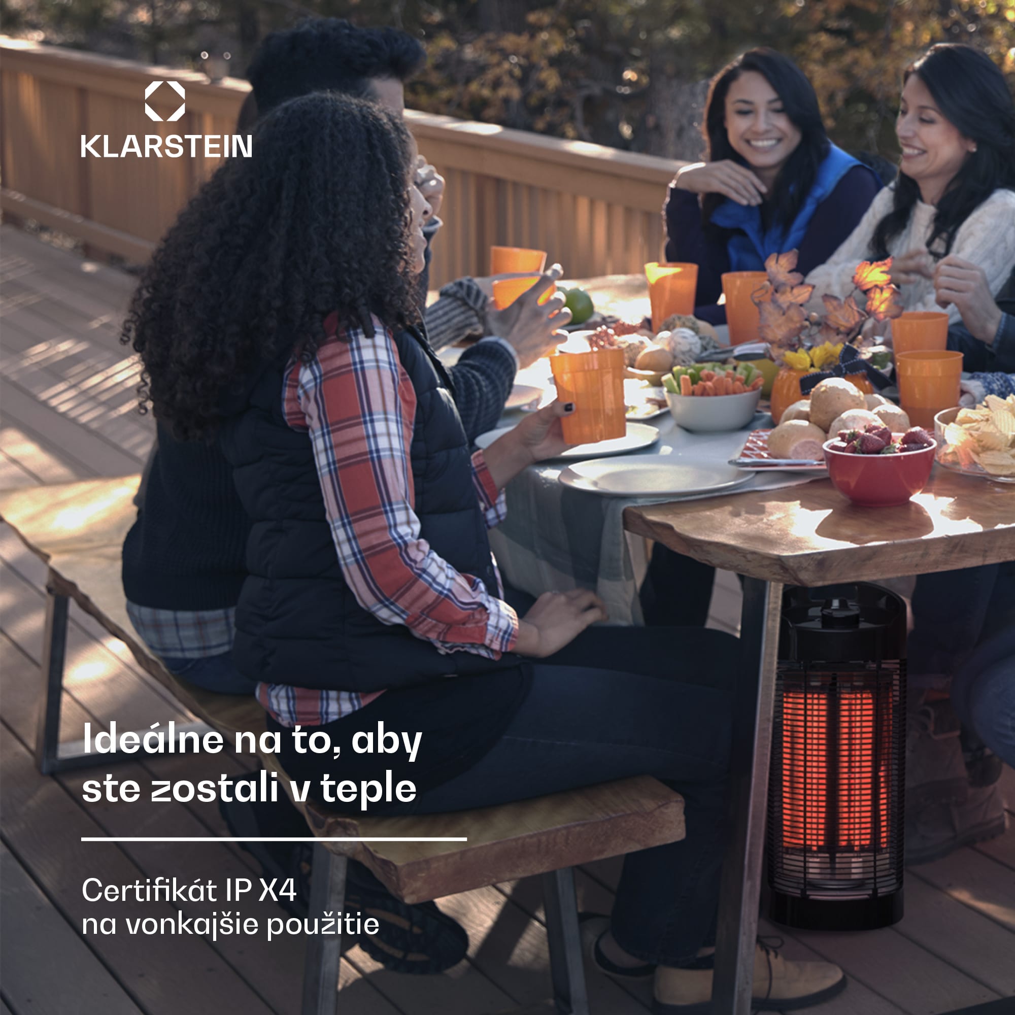 Blumfeldt Heat Guru 360, stojanový ohrievač, 1200/600 W, 2 stupne ohrevu, IPX4, čierny – Obrázok 4