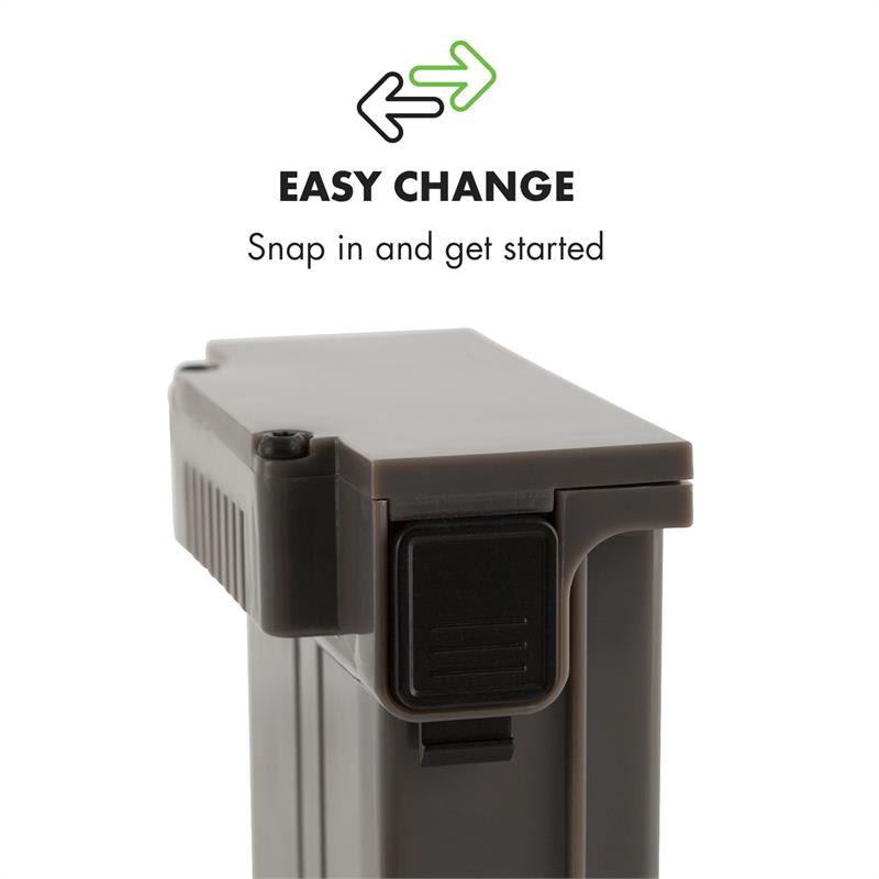 Klarstein Cleanbutler 3G Turbo, Li-Ion akumulátor, náhradný diel, príslušenstvo, 47.09 Wh – Obrázok 2