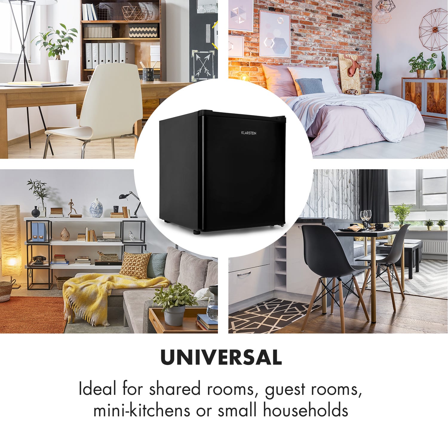 Klarstein Garfield Eco, mini mraznička, 33 l, energet. trieda E+, 4 hviezdičky, kompaktná – Obrázok 4