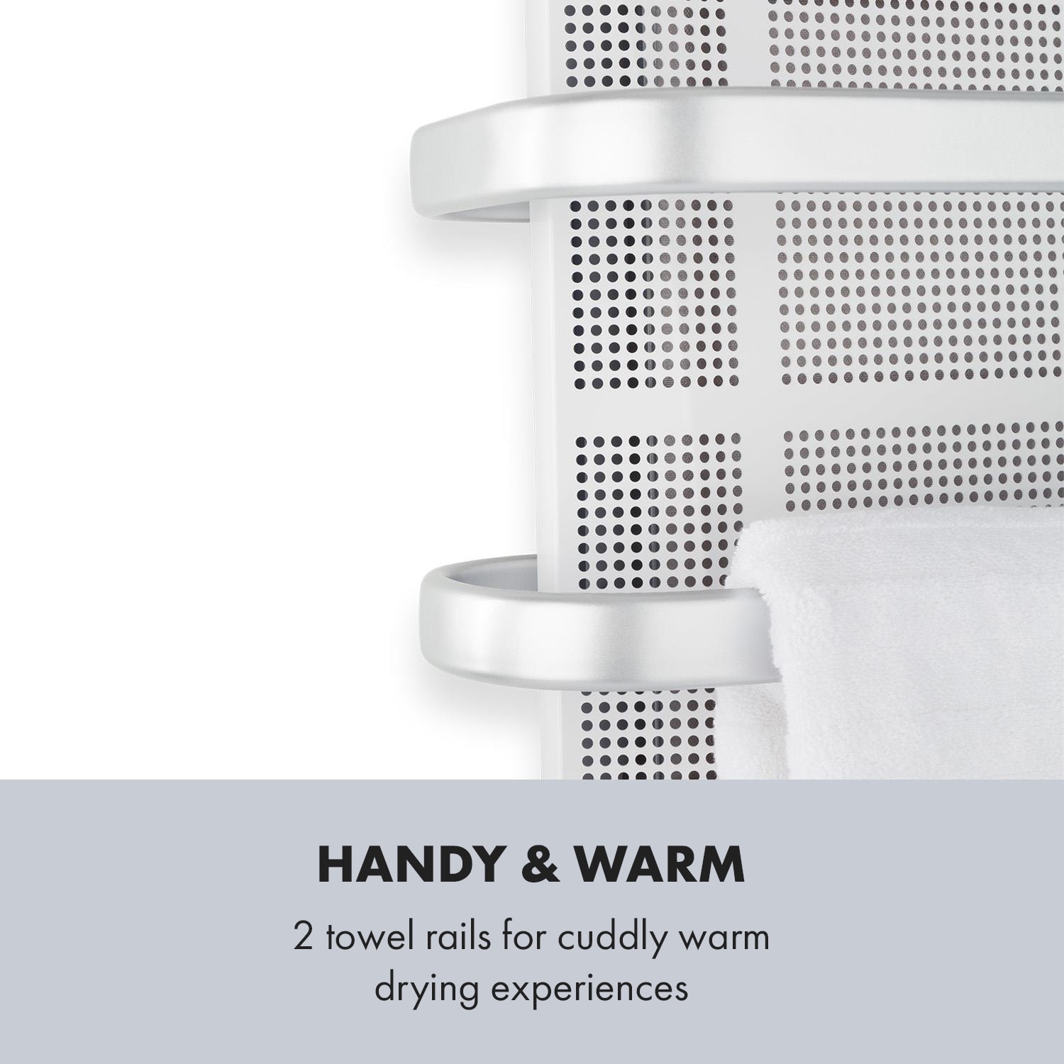 Klarstein Hot Spot Wave, infračervený orievač, 51 x 80 cm, 1000 W, 20 m², bezstupňovo regulovateľný výkon, IP24, hliník – Obrázok 5