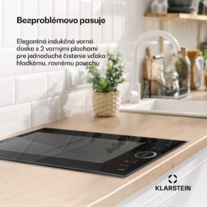 Klarstein Delicatessa Slim, indukčná varná doska, 3500 W, časovač, čierna